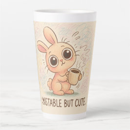 Caneca De Café Latte Instável mas Fofo