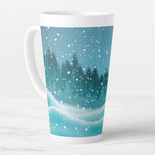 Caneca De Café Latte Inverno