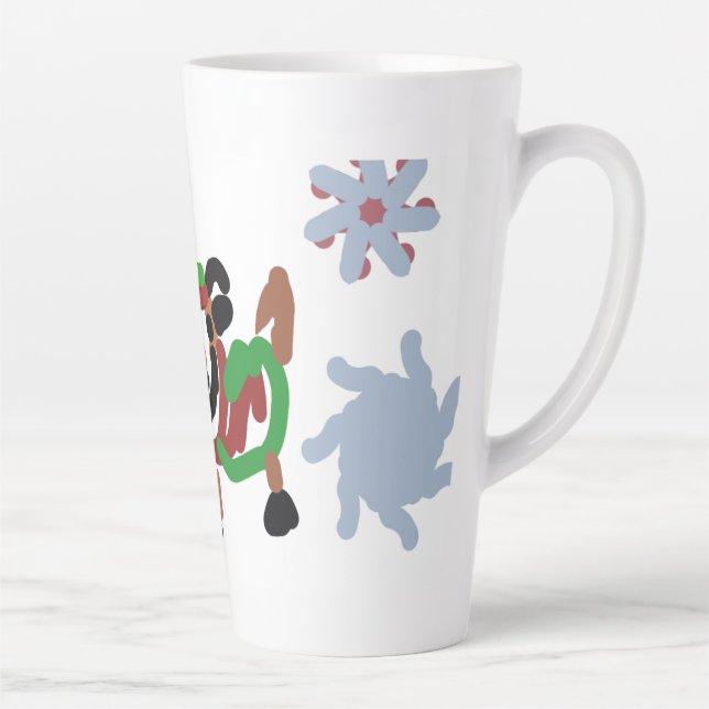 Caneca De Café Latte Inverno de cabra  (Direita)