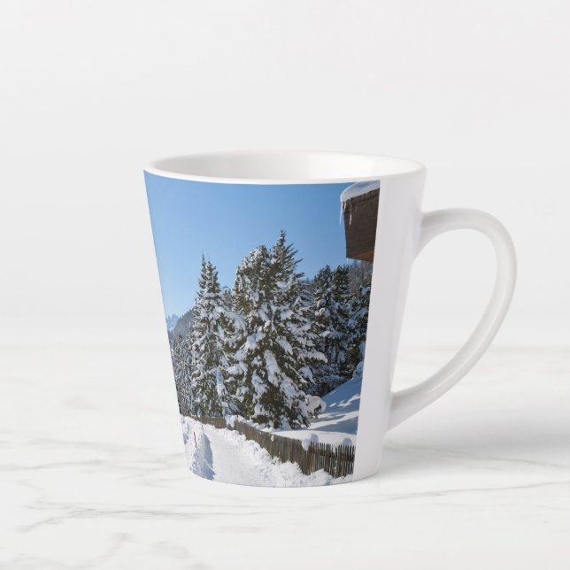 Caneca De Café Latte Inverno em St. Moritz (Direita)
