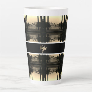 Caneca De Café Latte Irã Isfahan palácio chehel sotun 1970