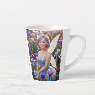 Caneca De Café Latte Iris Fairy