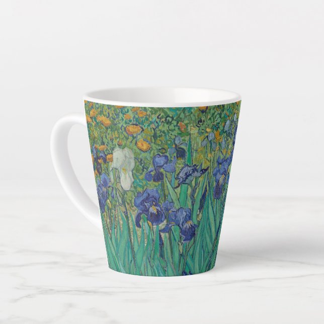 CANECA DE CAFÉ LATTE IRISES (Ângulo esquerdo)