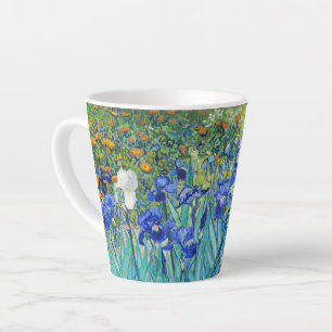 Caneca De Café Latte Irises Vincent van Gogh