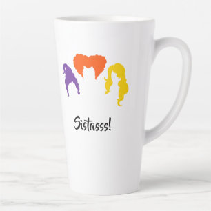 Caneca De Café Latte Irmãs! Pôco de Foco Parecido Cãozinho
