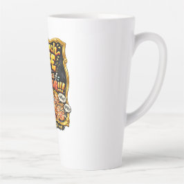 Caneca De Café Latte Irradiar alegria