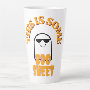 Caneca De Café Latte Isto É Alguma Folha de Boo – Piada Divertida de Fa