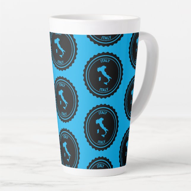 Caneca De Café Latte Itália (Ângulo direito)