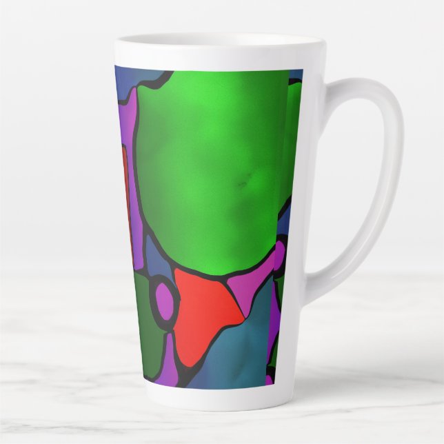 Caneca De Café Latte Já Tingido (Direita)