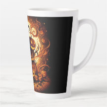 Jack-o'lantern e Witeton Skeleton Latte Mug