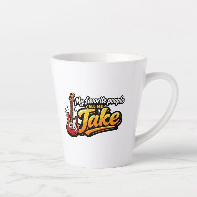 Caneca De Café Latte Jake (Direita)