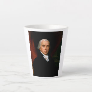 Caneca De Café Latte James Madison, o 4º Presidente: América Colonial