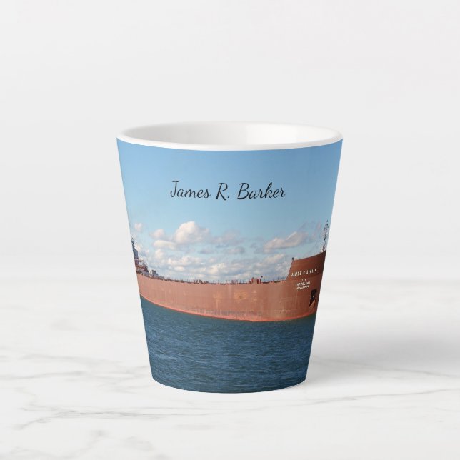 Caneca De Café Latte James R. Barker latte mug (Frente)