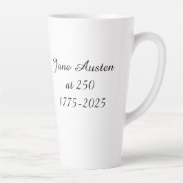 Caneca De Café Latte Jane Austen at 250