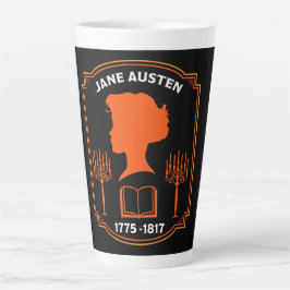 Caneca De Café Latte Jane Austen English Novelist