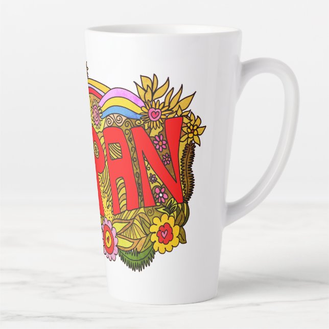 Caneca De Café Latte japão (Direita)