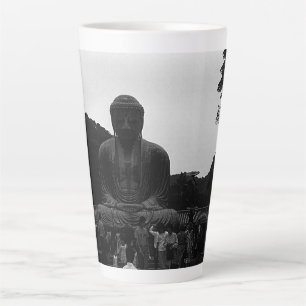 Caneca De Café Latte Japão Antigo Kamakura Grande Buda turistas HP La