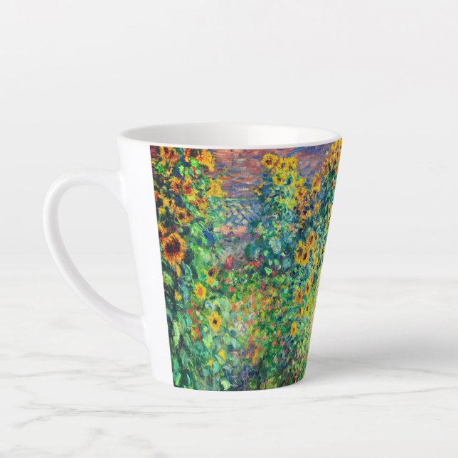Caneca De Café Latte Jardim da Flor Monet (Esquerda)