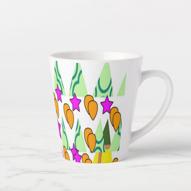 Caneca De Café Latte Jardim das Estrelas (Direita)