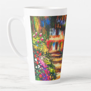 Caneca De Café Latte Jardim Monet em Giverny