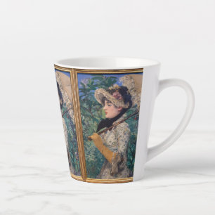 Caneca De Café Latte Jeanne (Primavera) Por Édouard Manet