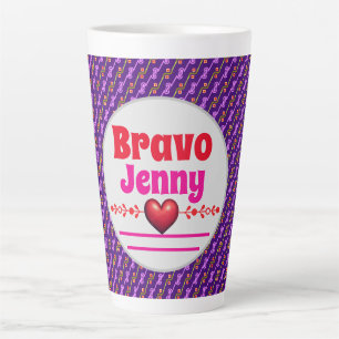 Caneca De Café Latte Jenny