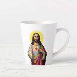 Caneca De Café Latte Jesus Christus no estilo de arte Pop