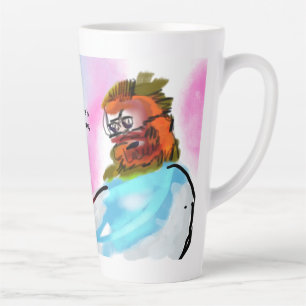 Caneca De Café Latte Jesus está aqui