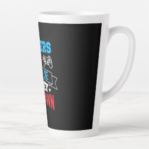 Caneca De Café Latte Jogadores que eles reproduzem