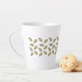 Caneca De Café Latte Johan Leafs - Latte Mug TWArt