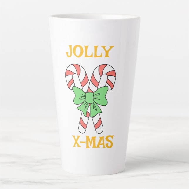 CANECA DE CAFÉ LATTE JOLLY CHRISTMAS (Frente)