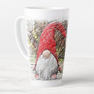 Caneca De Café Latte Jolly Gnome Java