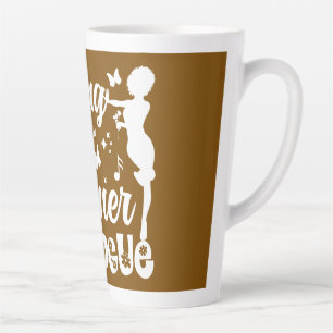 Caneca De Café Latte Jornada de Autocompaixão   Domando meu Diálogo Int