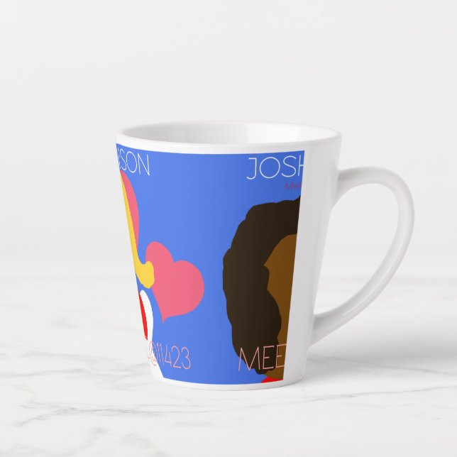 Caneca De Café Latte Joshua e Aliston (Direita)