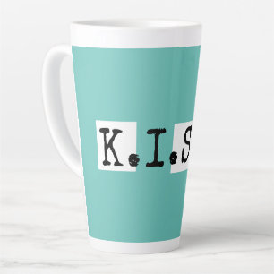 CANECA DE CAFÉ LATTE K.I.S.S