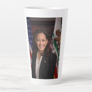 Caneca De Café Latte Kamala Harris Vice-Presidente dos EUA, Biden 2024