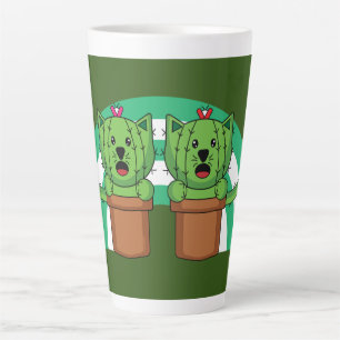 Caneca De Café Latte Kawaii - Pet De Fábrica De Gato Gato