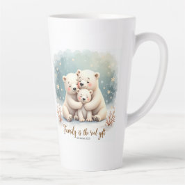 Caneca De Café Latte Keepsake Family is the Real Gift Coffee Mug