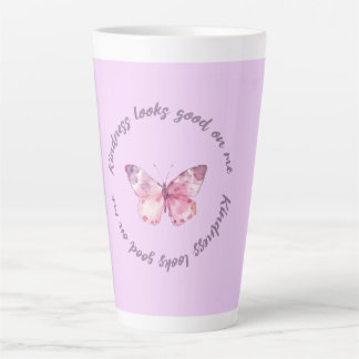 Caneca De Café Latte Kindness Mug“Kindness Looks Good On Me” Coffee mug