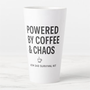 Caneca De Café Latte Kit de Sobrevivência do Novo Pai Alimentado por Ca