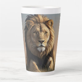 Caneca De Café Latte König der Savanne