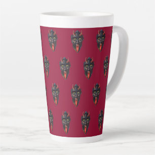 Caneca De Café Latte Krampus Christmas