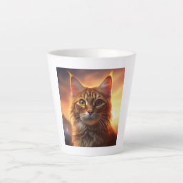 Caneca De Café Latte Kurilian Bobtail Cat