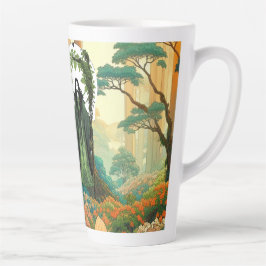 Caneca De Café Latte "Kwan-yin", Deusa da Compaixão, Latte Mug