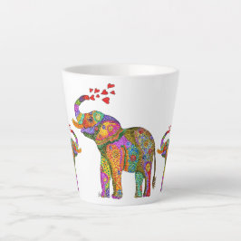 Caneca De Café Latte Lã de lata de elefante cômoda e cômoda
