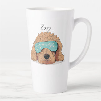 Caneca De Café Latte Labradoodle Goldendoodle Cachorro Mamãe Dift Cacho