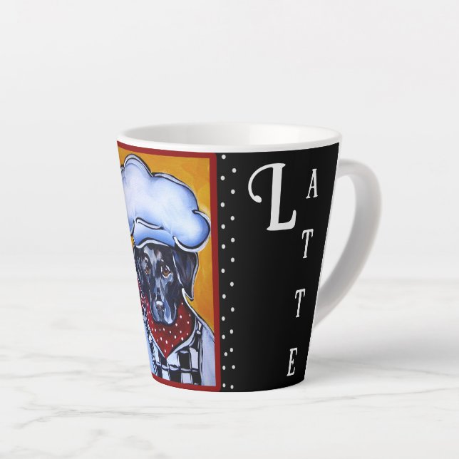 CANECA DE CAFÉ LATTE LABRADOR RETRIEVER  (Ângulo direito)