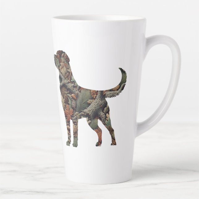Caneca De Café Latte Labrador Retriever Latte Mug (Direita)