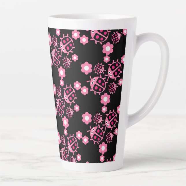 Caneca De Café Latte Ladybird E Ladybug (Direita)