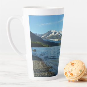 Caneca De Café Latte Lago Mendenhall, na paisagem de Juneau Alaska